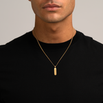 Eien - Collana Totem Acciaio Placcata Premium