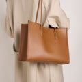 Hana - Leather Commuter Tote
