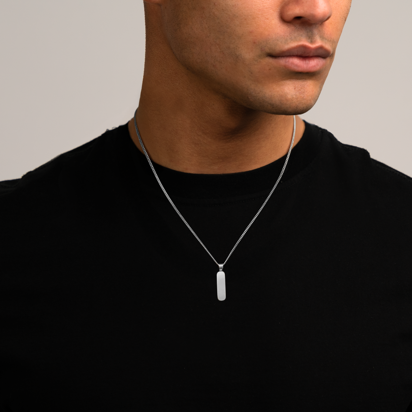 Eien - Collana Totem Acciaio Placcata Premium