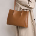 Hana - Leather Commuter Tote