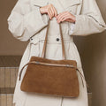 Renge - Nubuck Leather Shoulder Bag
