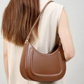 Obi - Leather Sculptural Shoulder Bag