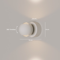 Gekko - Adjustable Spherical LED Wall Light