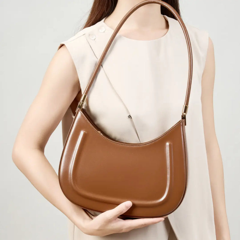 Obi - Leather Sculptural Shoulder Bag