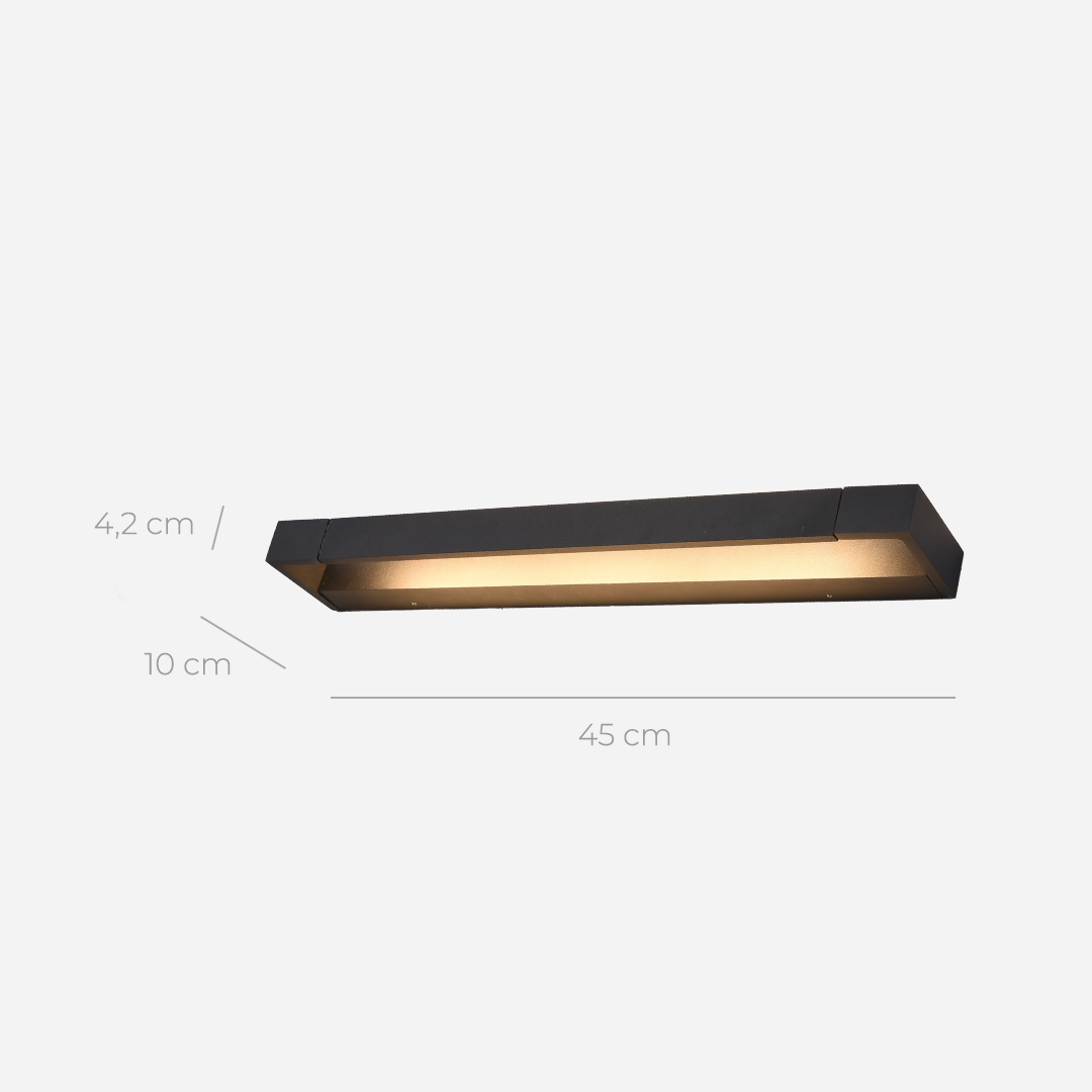 Kagayaki - Applique Parete LED Lineare da Bagno