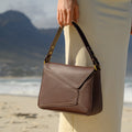 Kairaku - Geometric Leather Bag