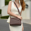 Kairaku - Geometric Leather Bag