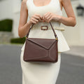 Kairaku - Geometric Leather Bag