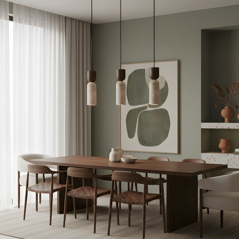 Yuragi - Travertine Pendant Light