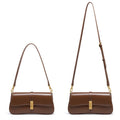 Sakura - Leather Crossbody Saddle Bag