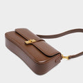 Sakura - Leather Crossbody Saddle Bag