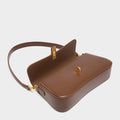 Sakura - Leather Crossbody Saddle Bag