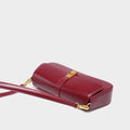 Sakura - Leather Crossbody Saddle Bag