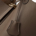 Yuki - Textured Genuine Leather Shoulder Bag