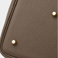 Yuki - Textured Genuine Leather Shoulder Bag