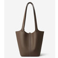 Yuki - Textured Genuine Leather Shoulder Bag