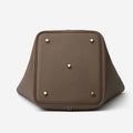 Yuki - Textured Genuine Leather Shoulder Bag