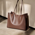Hana - Leather Commuter Tote