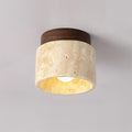 Yama - Travertine Ceiling Light