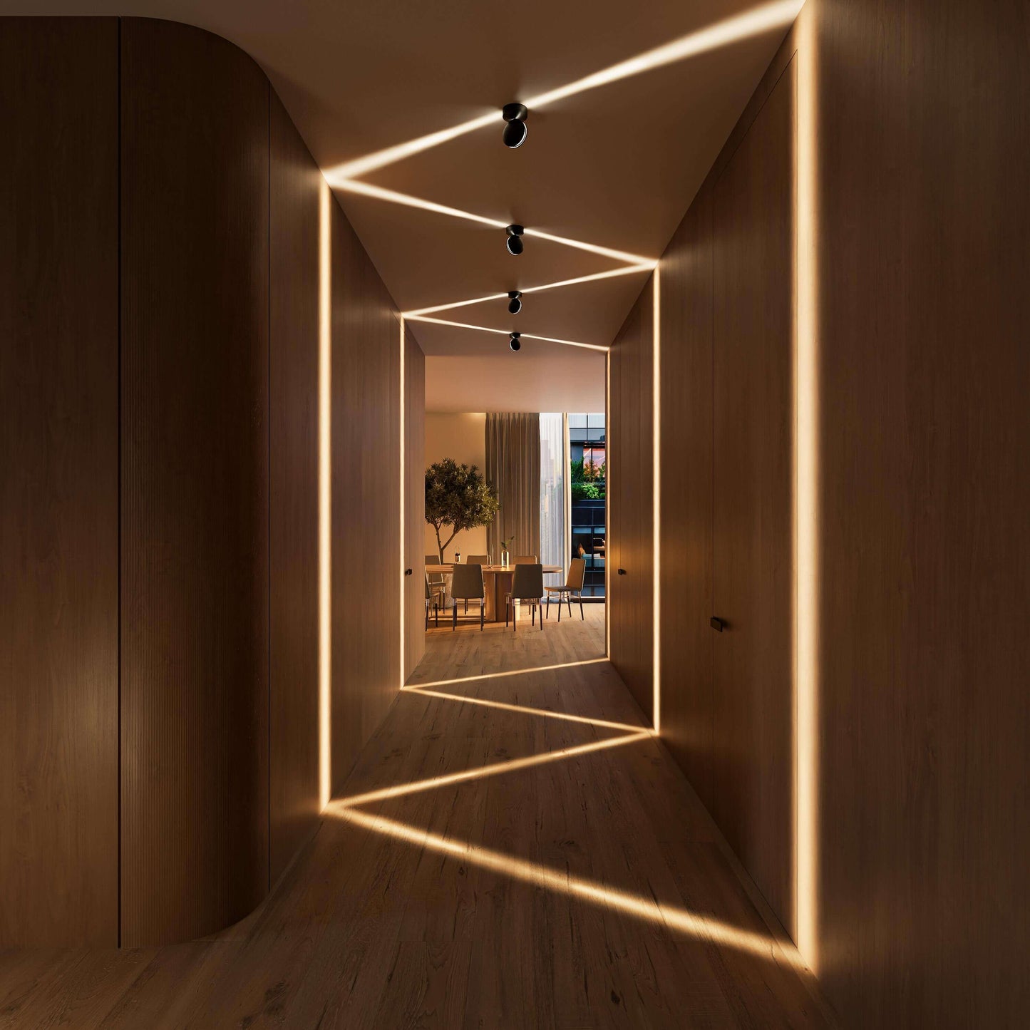 Mabayui - Plafoniera Soffitto LED Geometrica Premium