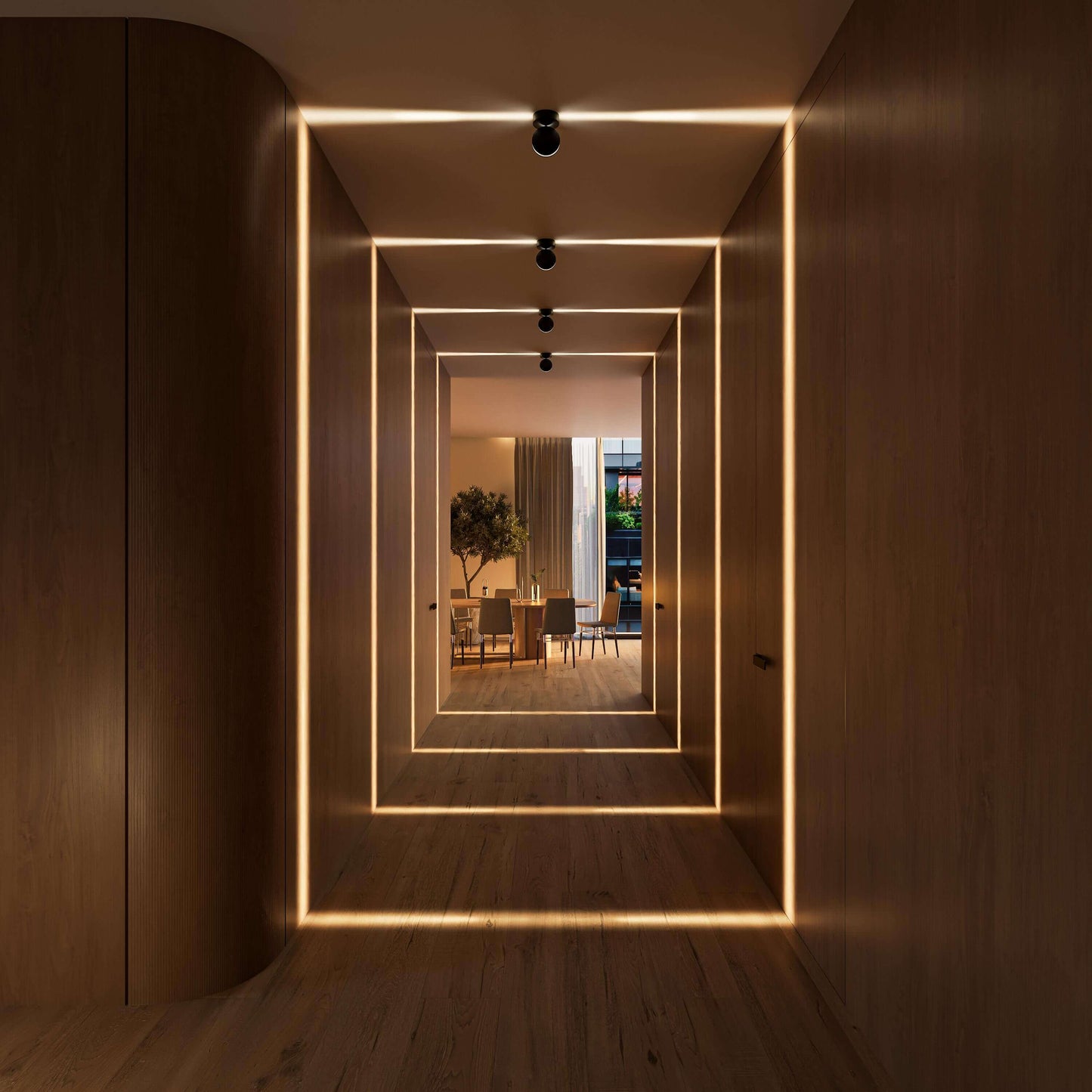 Mabayui - Plafoniera Soffitto LED Geometrica Premium