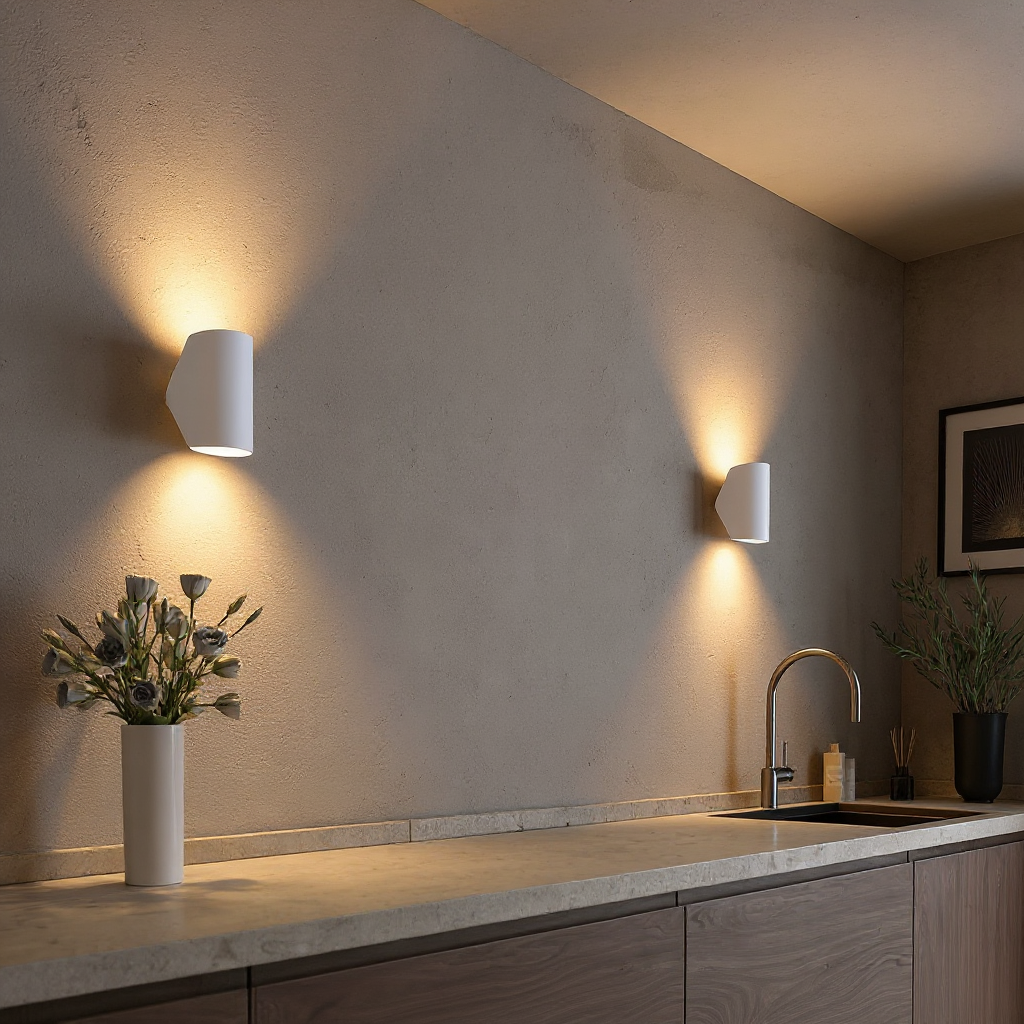 Akatsuki - Applique Parete Semicircolare LED Atmosferica