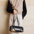 Ume - Leather Baguette Charm Bag