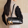 Ume - Leather Baguette Charm Bag