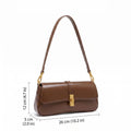 Sakura - Leather Crossbody Saddle Bag