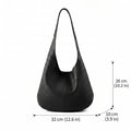 Kaede - Minimalist Leather Hobo Bag