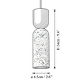 Yuragi - Travertine Pendant Light