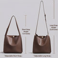 Mori - Multi-Compartment Leather Shoulder Bag