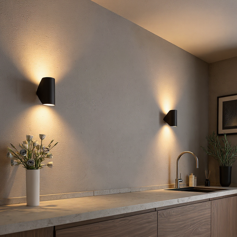 Akatsuki - Applique Parete Semicircolare LED Atmosferica