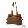 Renge - Nubuck Leather Shoulder Bag