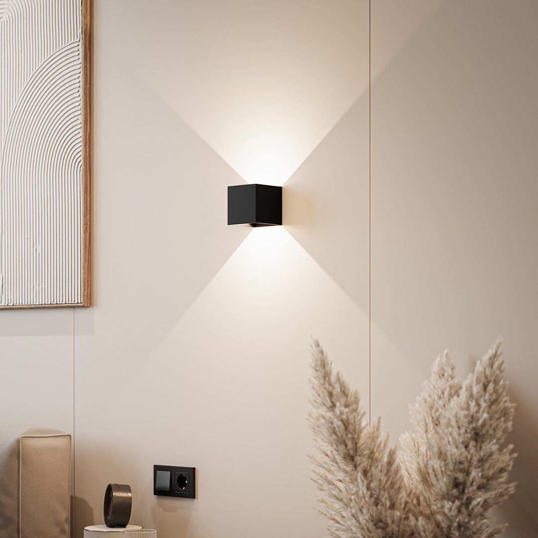 Komorebi - Applique LED Parete Cubica Bidirezionale